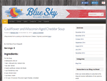 Tablet Screenshot of blueskyvillagemarket.com